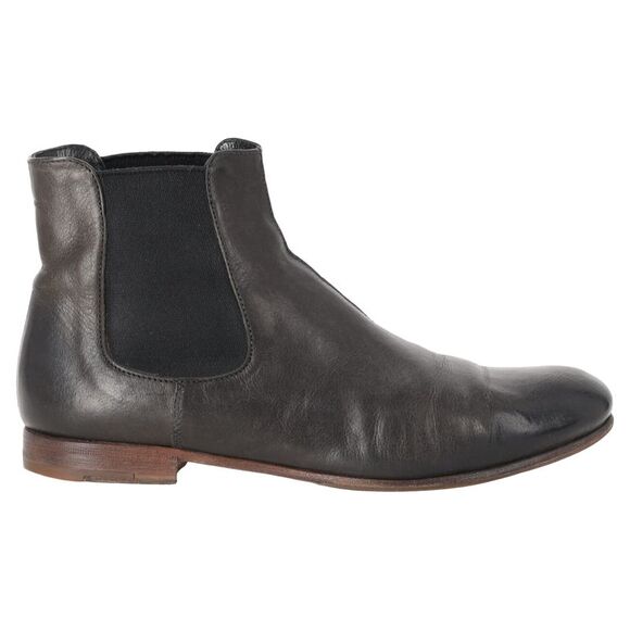 Prada Chelsea Boots in Black Leather - Picture 1 of 9